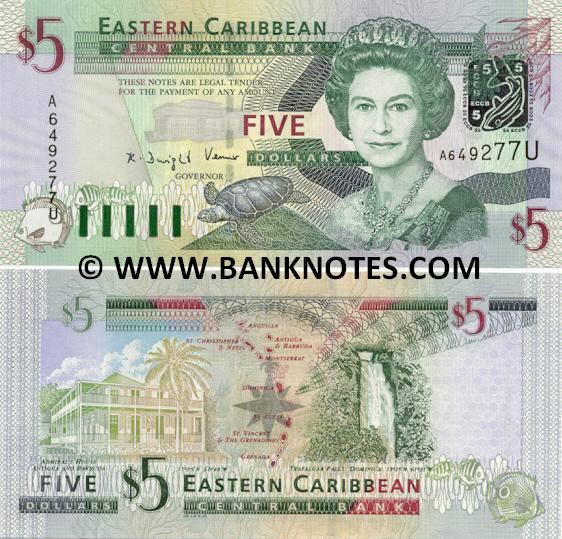 Anguilla Eastern Caribbean Currency Bank Note Gallery