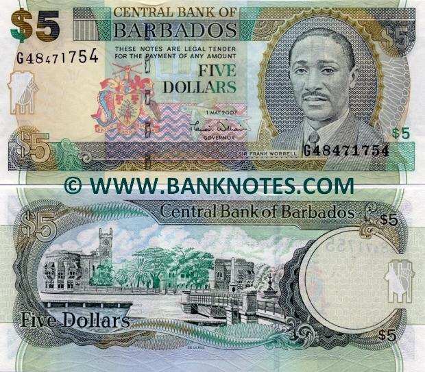 Currency Bank Note Gallery of Barbados