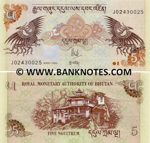 Bhutanese Currency & Bank Note Gallery