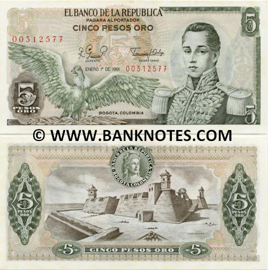 Colombian Currency & Bank Note Gallery
