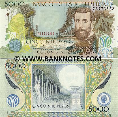 Colombian Currency & Banknotes Gallery