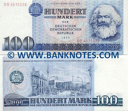 East german banknotes