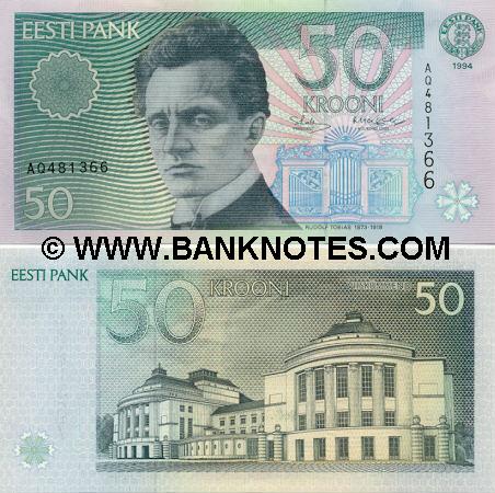 Estonian Bank Note Gallery