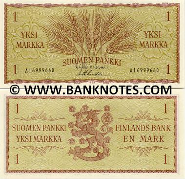 Currency & Bank Note Gallery of Finland - Suomi