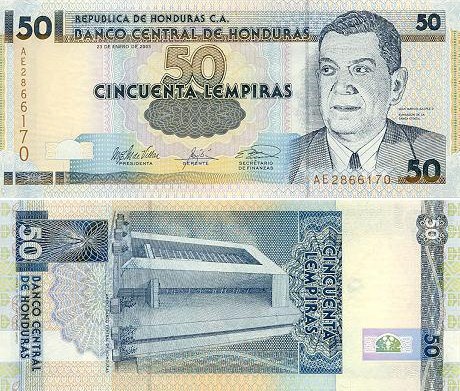 Honduras Currency Gallery