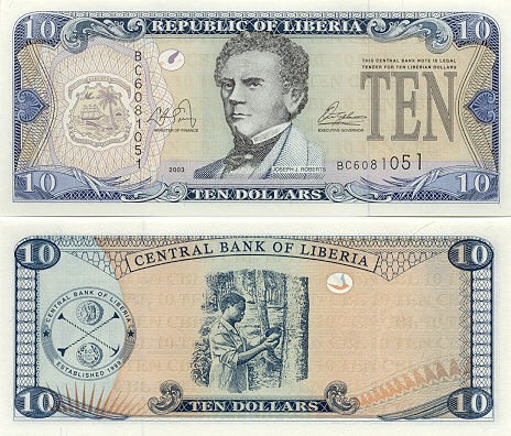 Liberia Bank Note Gallery