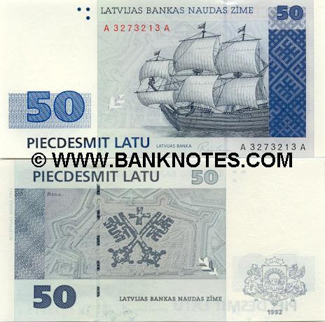 Latvian Currency Gallery