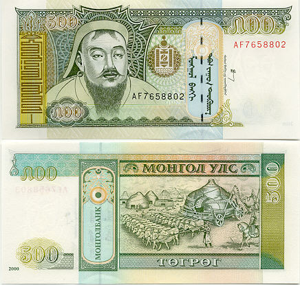 Mongol Currency Gallery