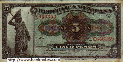 Mexico - Mexican Peso Currency Bank Note Image Gallery - Banknotes of