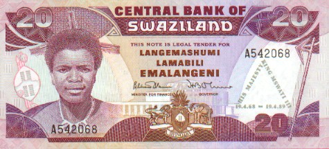 Image result for 8. Swazi Lilangeni.