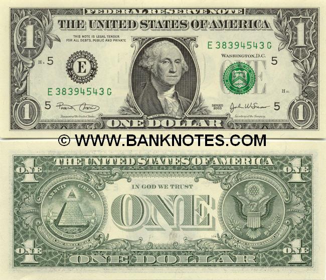 United States of America Currency Gallery