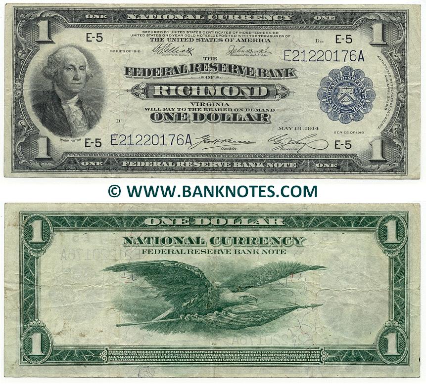 United States of America Currency Gallery