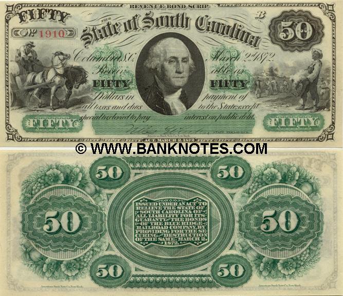 South Carolina Currency Gallery