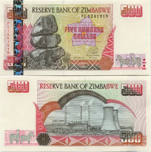 Details about   Zimbabwe 20 Dollars 1997 Pick 7.a UNC Uncirculated Banknote 