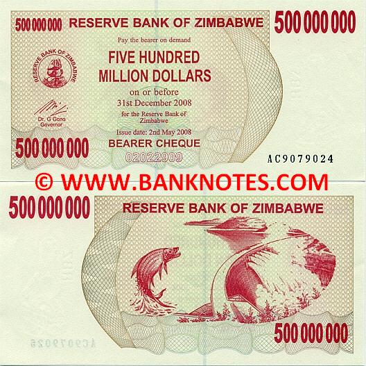 Zimbabwean Currency Gallery