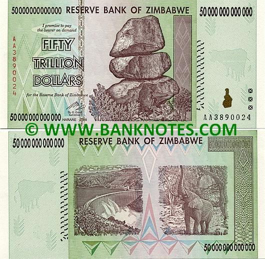 Zimbabwean Currency Gallery