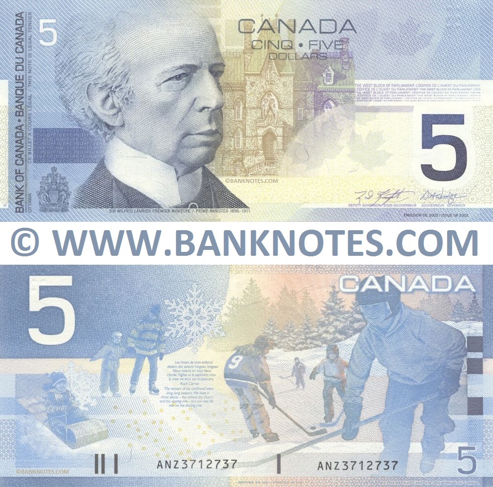 Canadian Currency Banknote Gallery