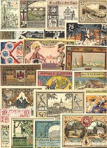 German Notgeld Set of 94. Click to enlarge (#DENG100)