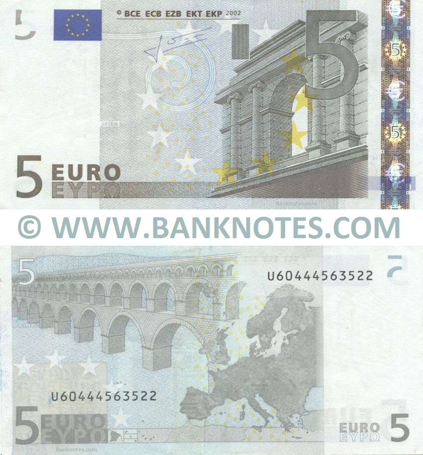 European Union Currency Banknote Gallery