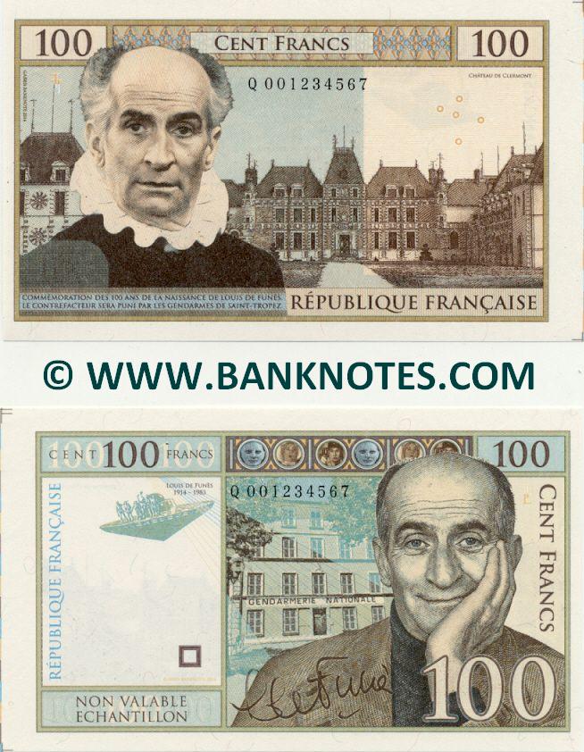 French Essay Currency Banknote Gallery