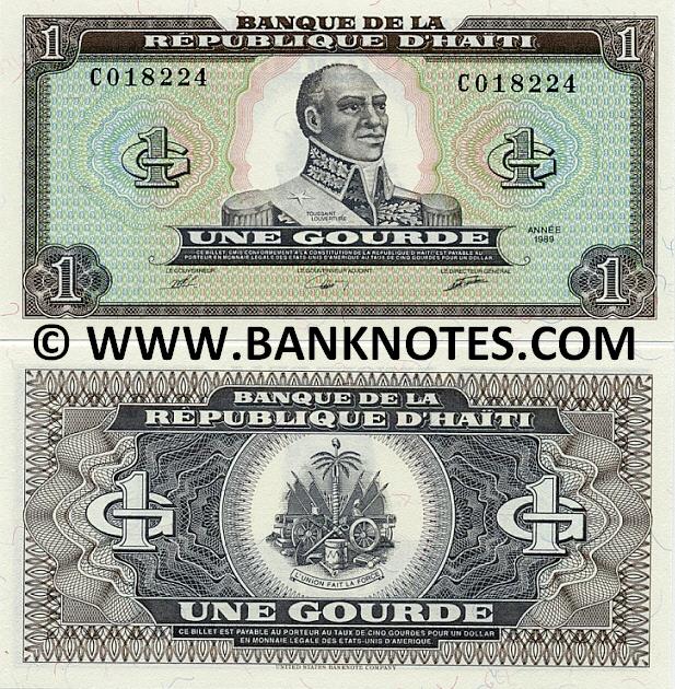 Haitian Currency Gallery - Galerie de Monnaie Hatienne