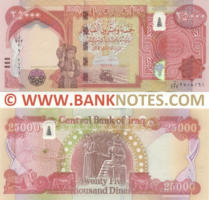 Iraqi Currency Banknotes Gallery