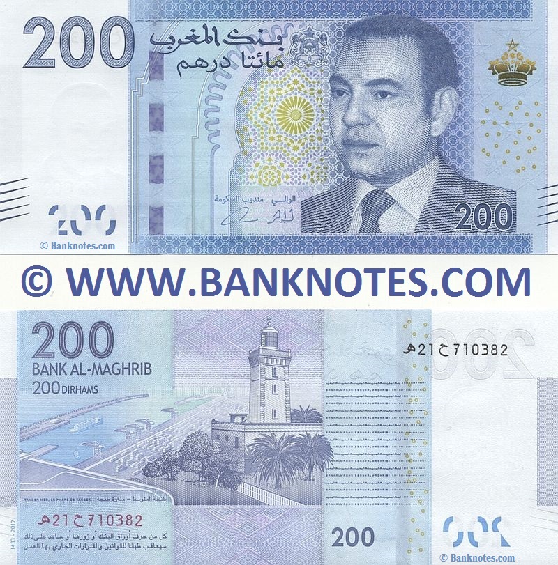Moroccan Currency Banknote Gallery