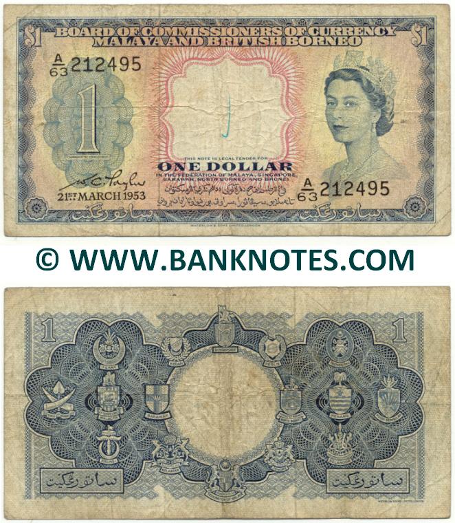 Malaya & British Borneo Currency Gallery