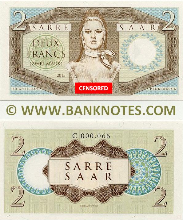 Saar-Sarre Currency Banknote Gallery