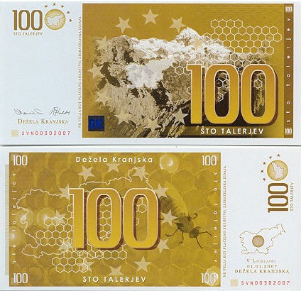 Bank Note Gallery of Slovenia