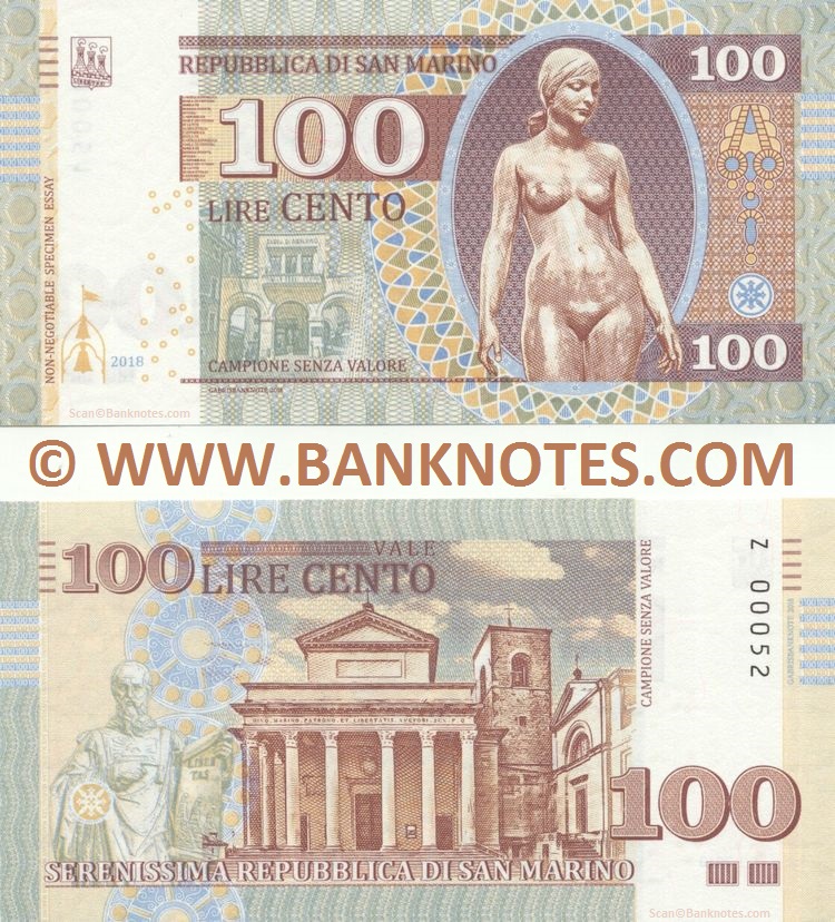 San Marino Currency Banknote Gallery