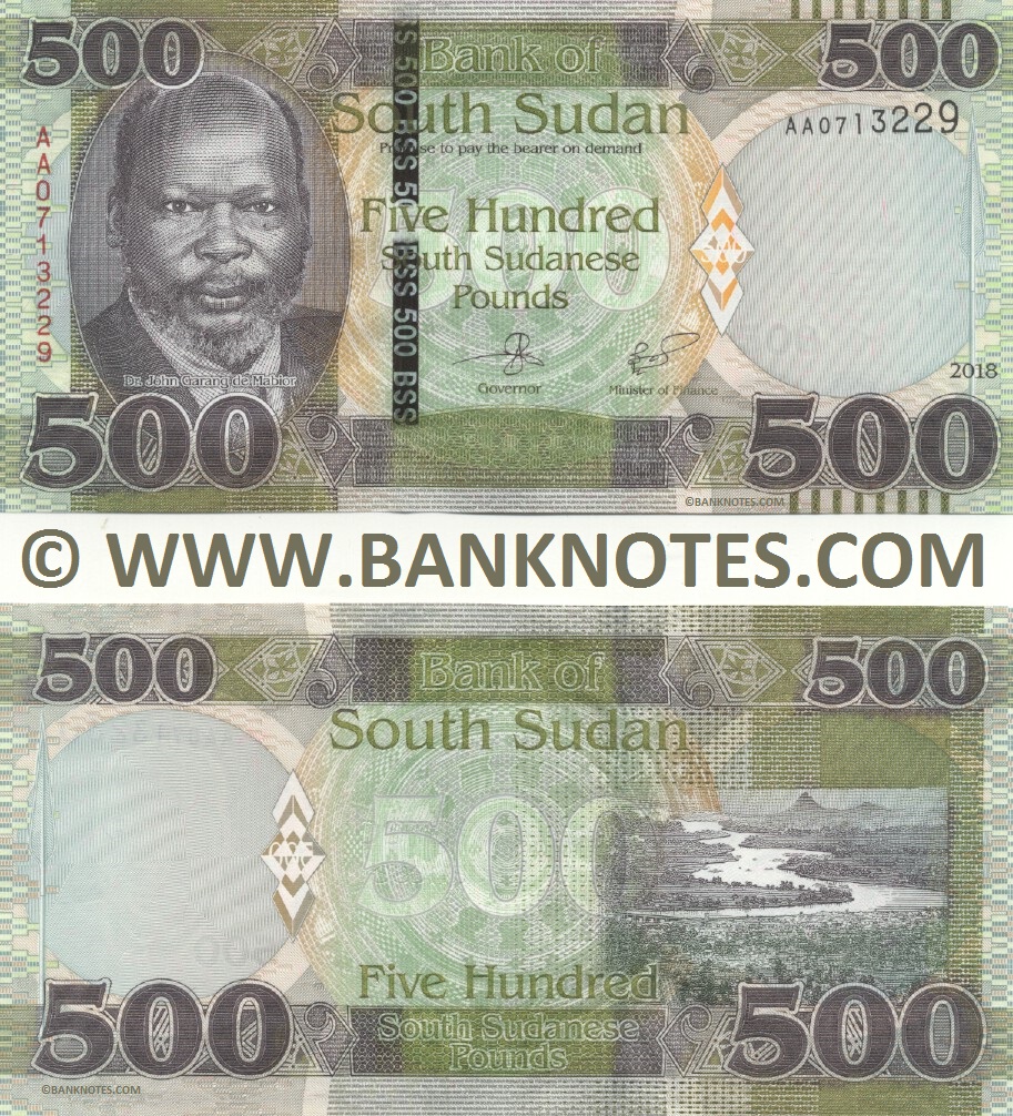 South Sudan Currency Banknotes Gallery