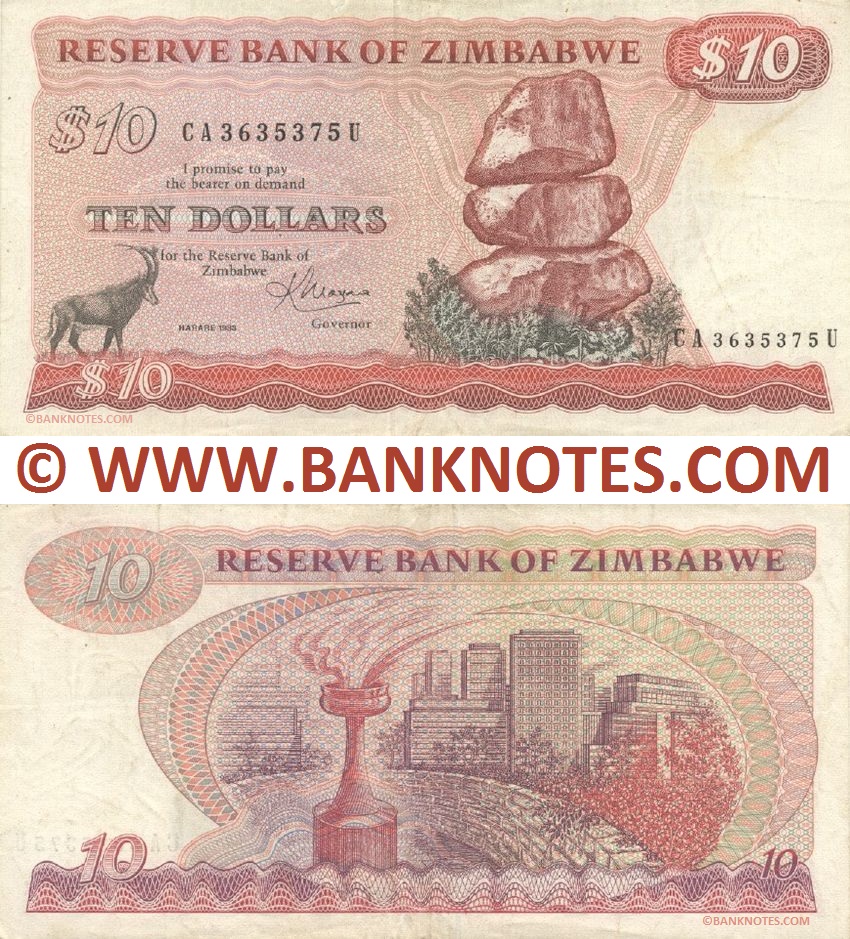 Zimbabwe Currency Bank Note Gallery