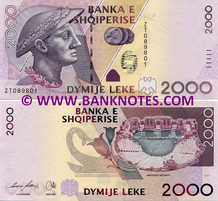 Albanian Currency Gallery