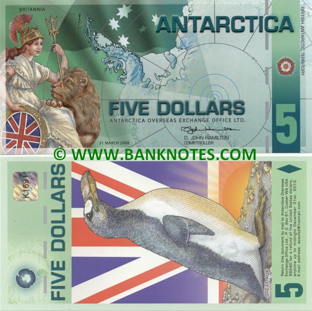 Antarctica Currency Bank Note Gallery