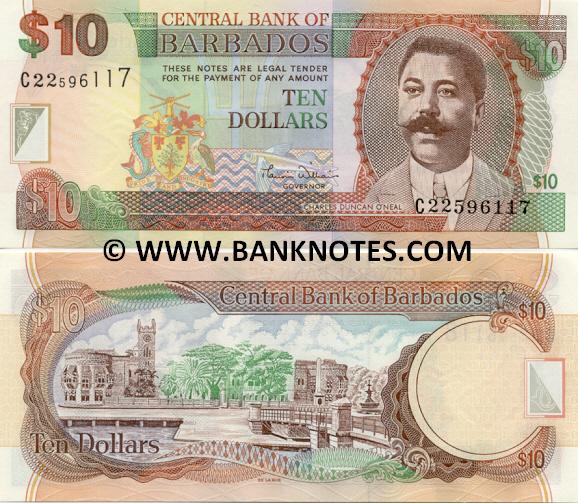 Currency Bank Note Gallery of Barbados
