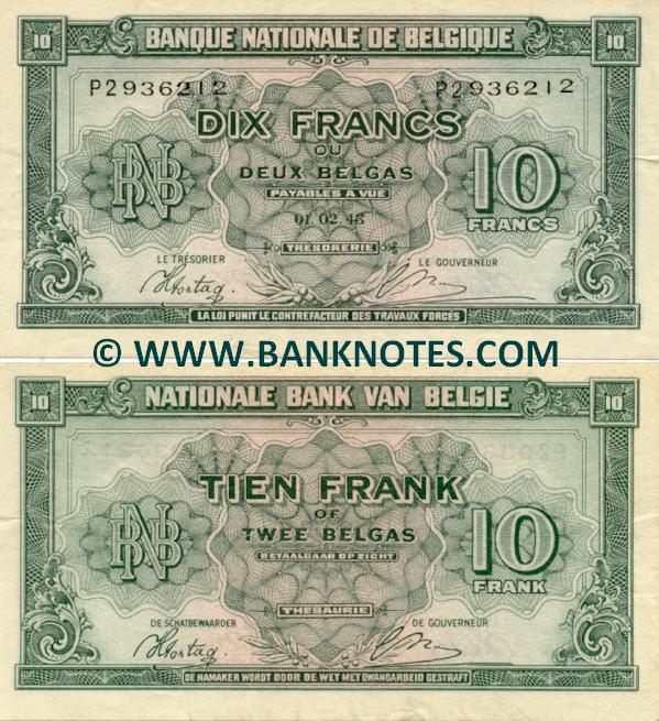 Belgian Currency & Bank Note Gallery
