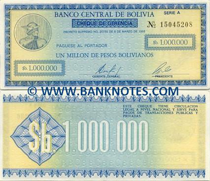 Bolivian Currency Gallery
