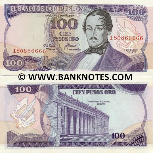 Colombian Currency & Bank Note Gallery