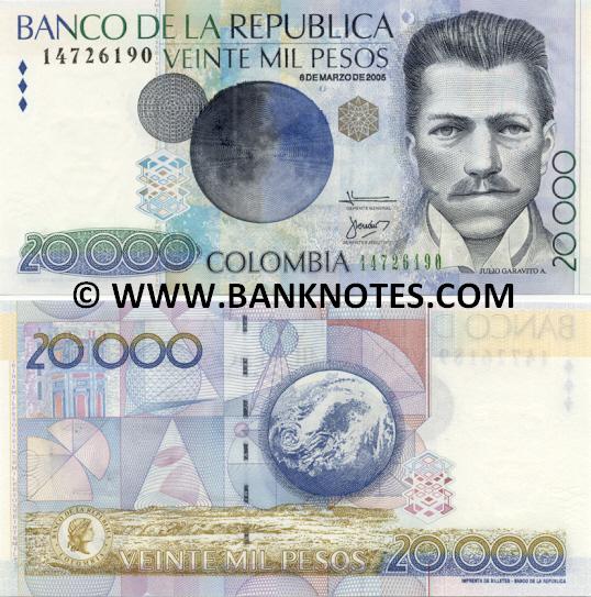 Colombian Currency & Bank Note Gallery