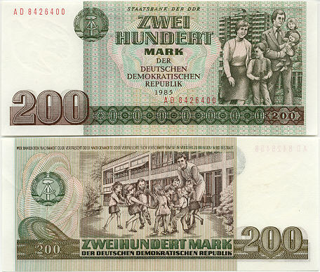 East German Currency Gallery
