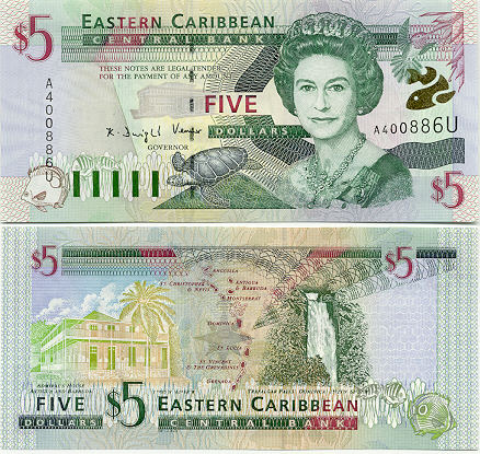 Anguilla Eastern Caribbean Currency Bank Note Gallery