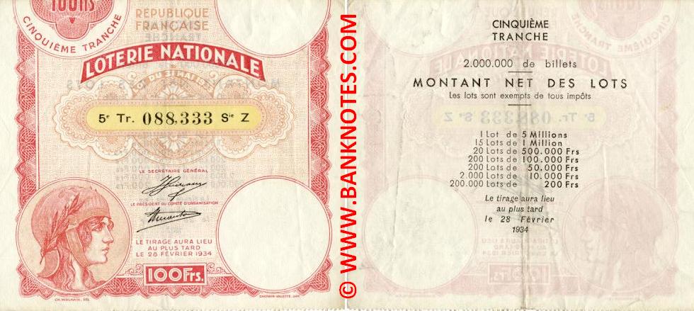 French Currency & Lottery Gallery