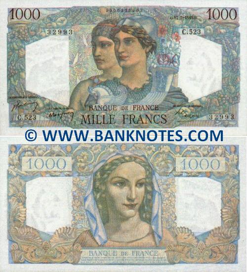French Currency Gallery