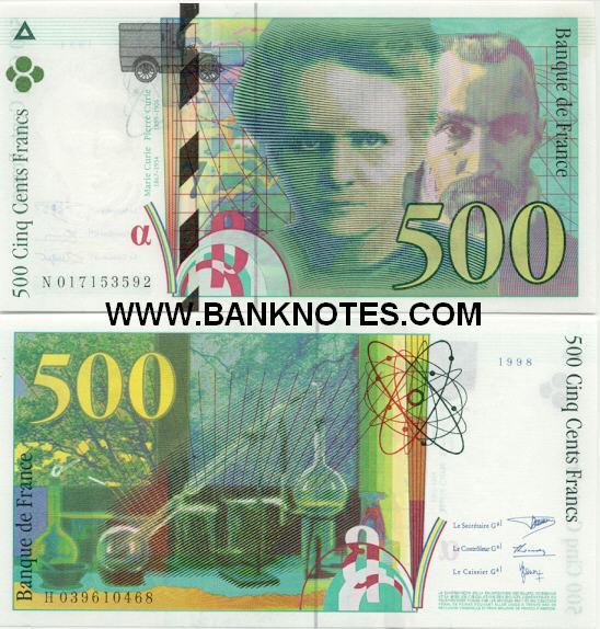 French Currency Gallery