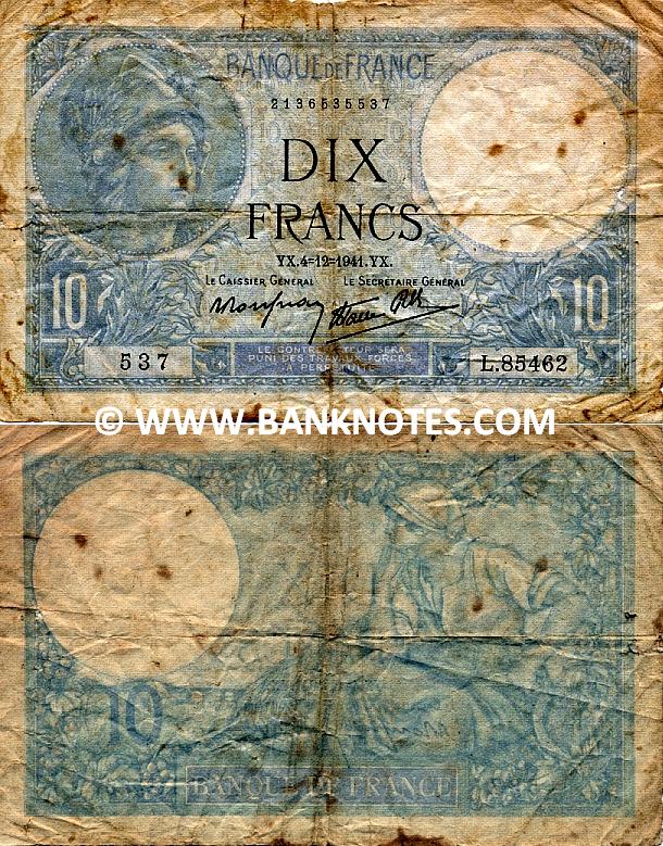 French Currency Gallery