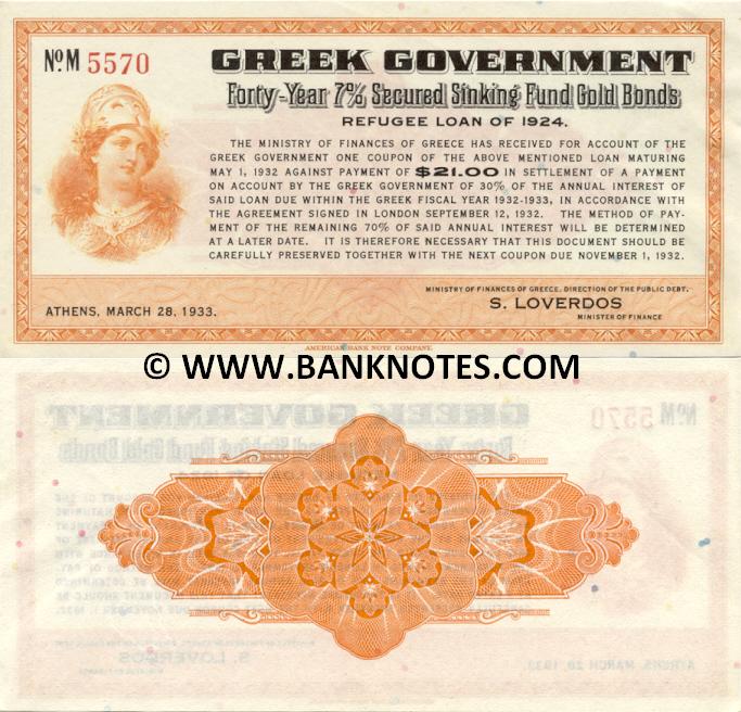 Greek Currency & Bank Note Gallery