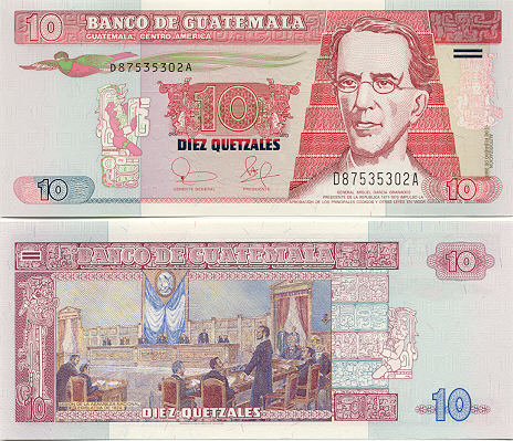 Banknotes.com - Guatemala 10 Quetzales 2003 - Guatemalan Bank