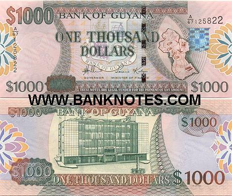 Guyana Currency Gallery
