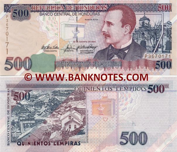 Honduras Currency Gallery